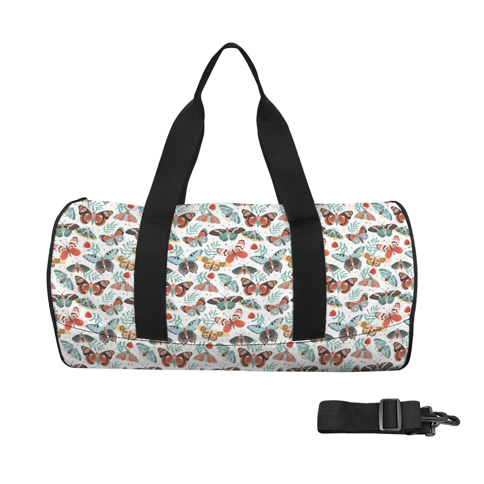 Pretty Moths And Butterflies Duffle Bag one size Duffle Bag Printed Offshore