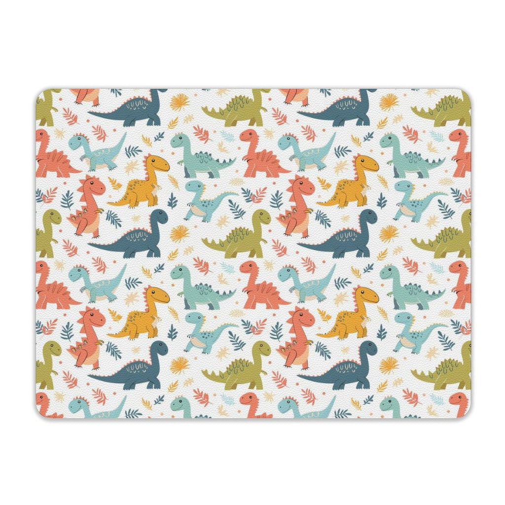 Cute Dinosaurs Leather Mouse Pad Leather Mouse Pad animal Printed Offshore