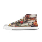 Watercolour Books - Kids High Top Canvas Shoes