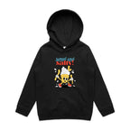 Sweet And Salty, Ice Cream And Fries - Kids Hoodie Black Kids Hoodie Printed In Australia