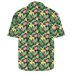 Frangipani Men's Crinkle Hawaiian Shirt