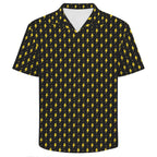 Yellow Lightning Men's Crinkle Hawaiian Shirt