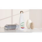 Never Skip Arm Day - White 17oz Stainless Steel Water Bottle White Water Bottle Fitness Globally Fulfilled