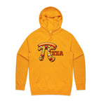 Pi Pizza - Supply Hood Gold Mens Hoodie Food Maths Printed In Australia