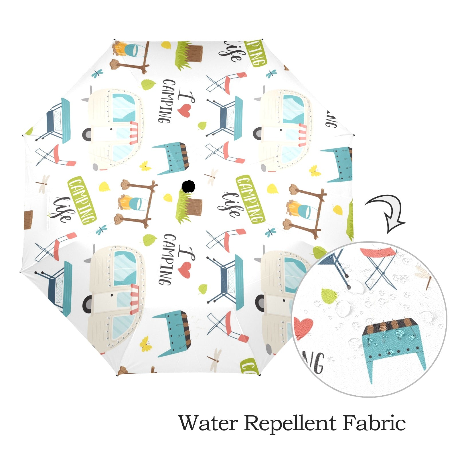 Camping Life Semi-Automatic Foldable Umbrella (Model U12) Semi-Automatic Foldable Umbrella (U12)