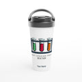 Personalised Test Tubes, Just Looking For A Reaction White 15oz Stainless Steel Travel Mug Default Title Personalised Travel Mug coffee Globally Fulfilled science
