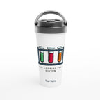 Personalised - Test Tubes, Just Looking For A Reaction - White 15oz Stainless Steel Travel Mug Default Title Personalised Travel Mug coffee Globally Fulfilled science