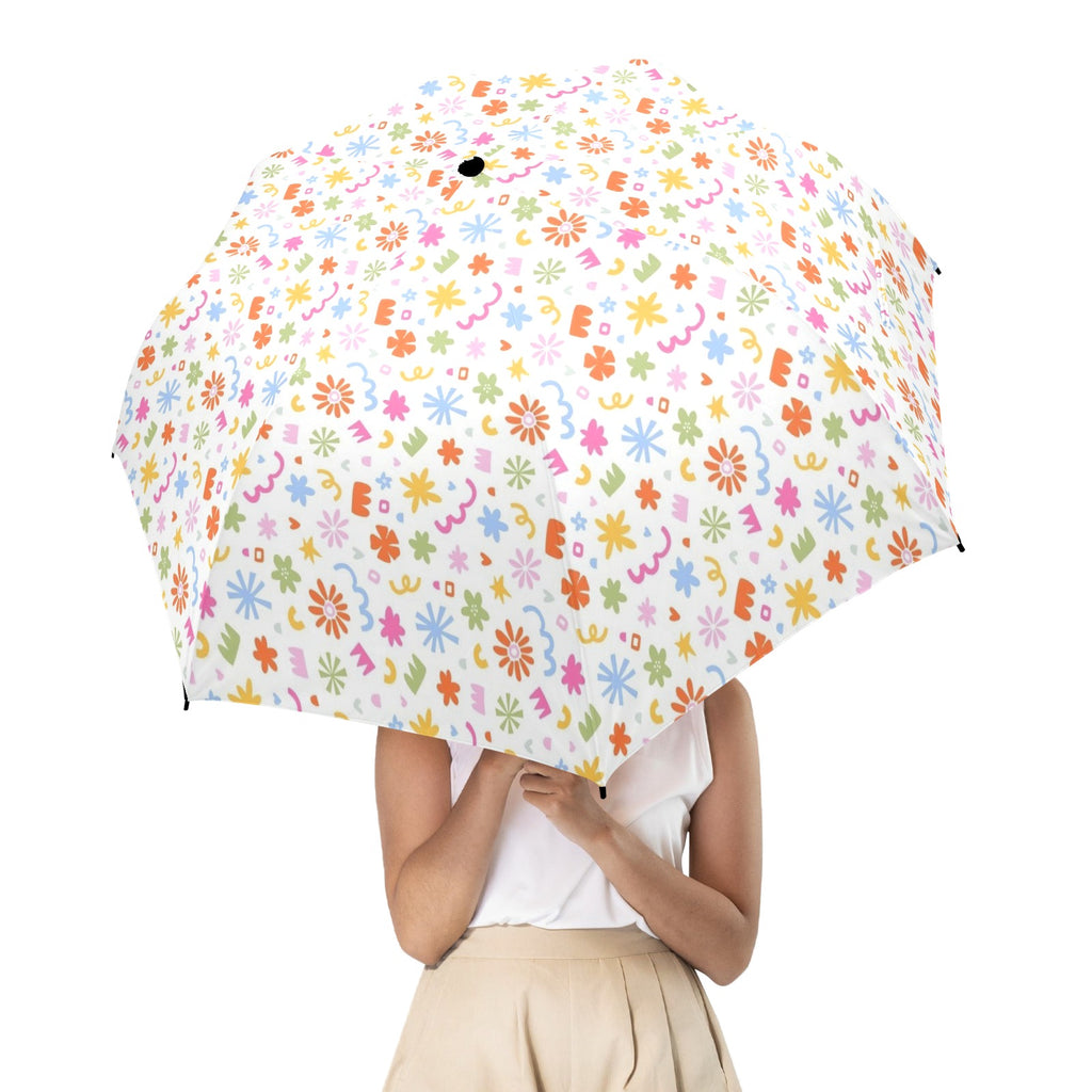 Abstract Colourful Shapes Umbrella Umbrella Printed Offshore