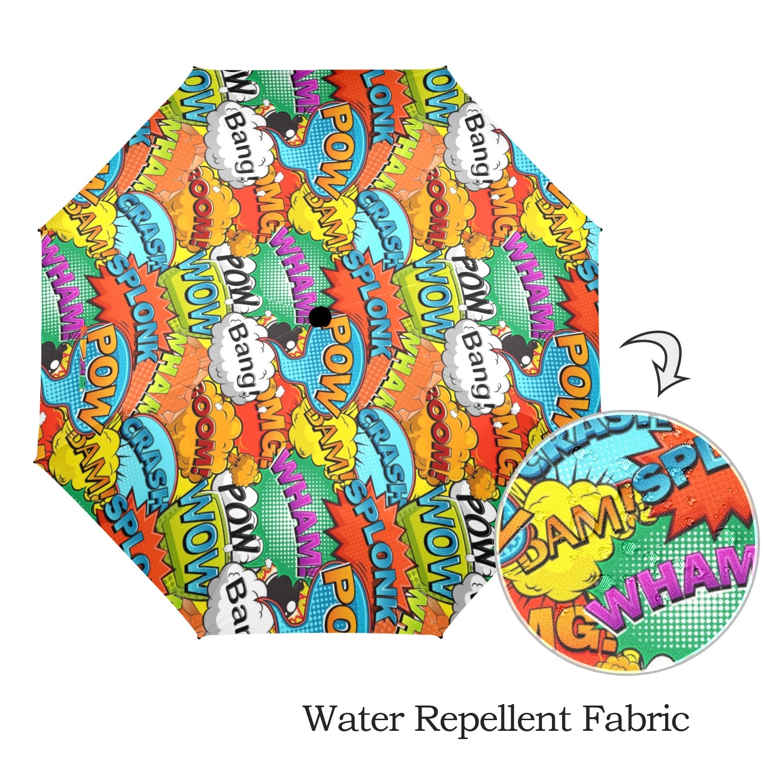 Comic Book 2 - Semi-Automatic Foldable Umbrella (Model U12) Semi-Automatic Foldable Umbrella (U12)