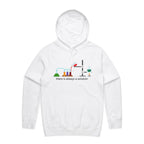 Science Lab, There Is Always A Solution - Mens Hoodie White Mens Hoodie Printed In Australia Science
