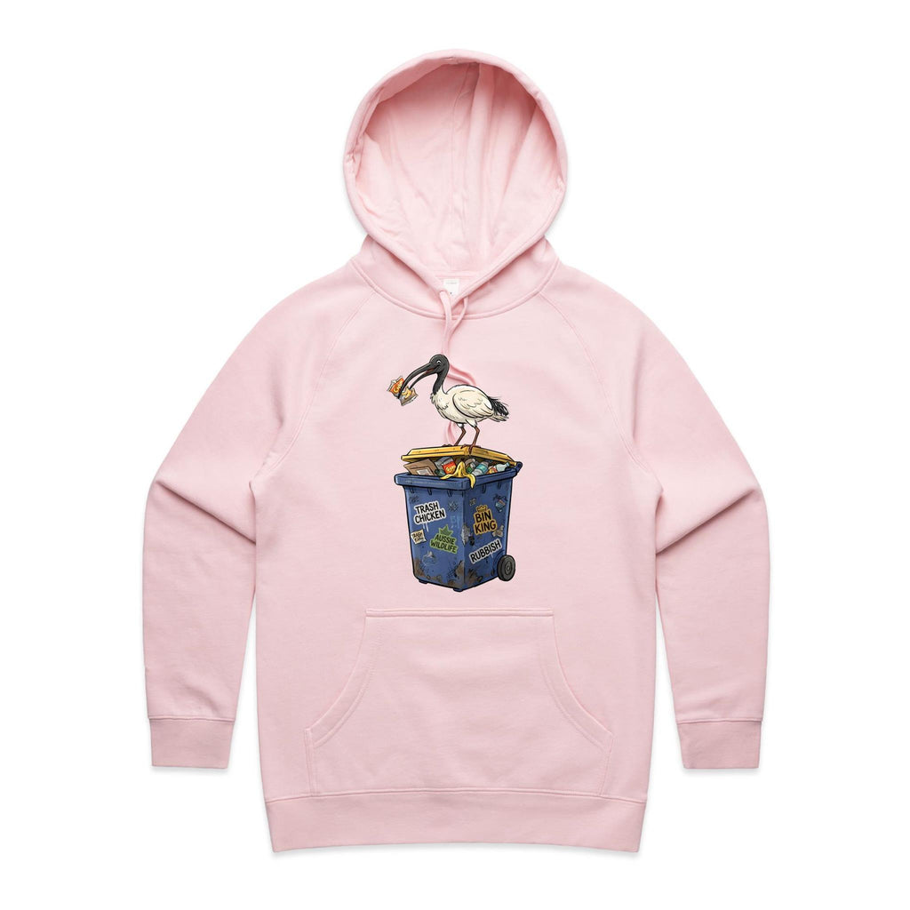 Bin Chicken Australian Ibis Women's AS Colour Hoodie