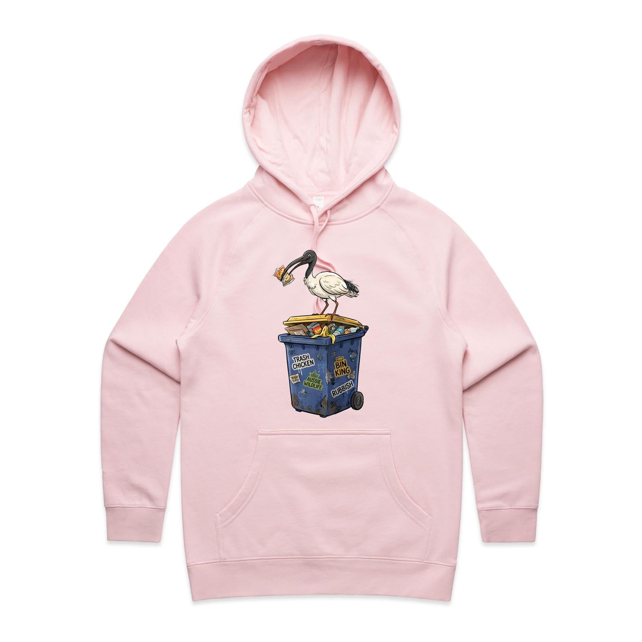 Bin Chicken Australian Ibis Women's AS Colour Hoodie