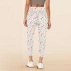 Abstract Colourful Shapes Women's High Waist Pockets Yoga Leggings Women's High Waist Pockets Yoga Leggings Printed Offshore