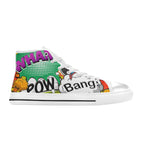 Comic Book 2 - Men's High Top Canvas Shoes
