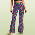 Cheeky Aliens High Waist Crossover Tummy Control Flare Leggings