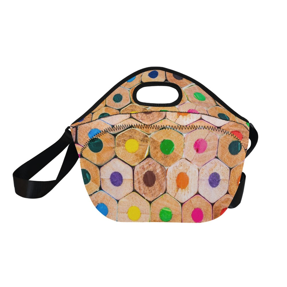 Pencils - Neoprene Lunch Bag Neoprene Lunch Bag Printed Offshore