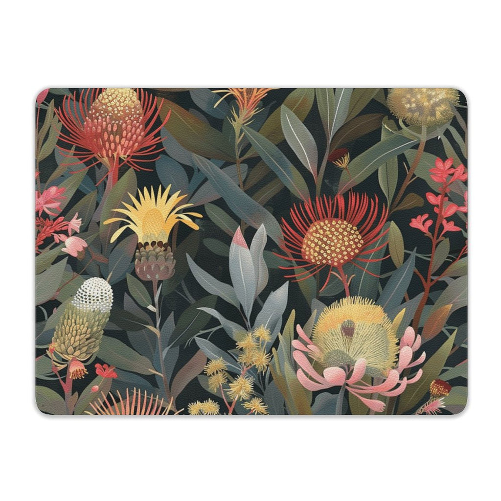 Australian Native Flowers Leather Mouse Pad Leather Mouse Pad Plants Printed Offshore