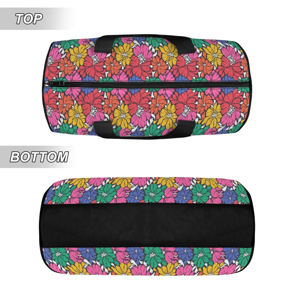 Bright And Bold Flowers Duffle Bag Duffle Bag Printed Offshore