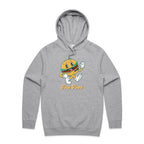 Fast Food - Mens Hoodie Grey Marle Mens Hoodie Food Printed In Australia