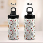 Australian Plants And Animals Kids Water Bottle with Chug Lid (12 oz) Kids Water Bottle with Chug Lid animal Australia Printed Offshore