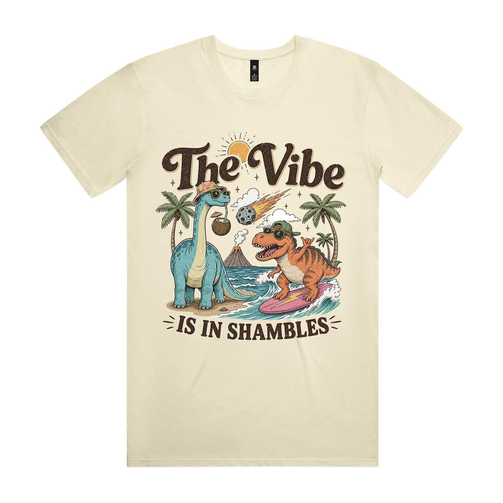 Dinosaurs, The Vibe Is In Shambles Men's AS Colour T-shirt