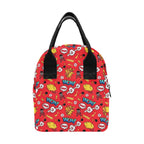 Comic Book Red - Zipper Lunch Bag Zipper Lunch Bag Printed Offshore