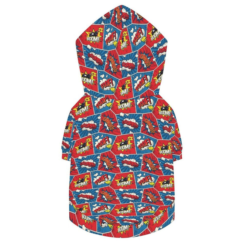 Comic Book Pet Hoodie (Large Size)