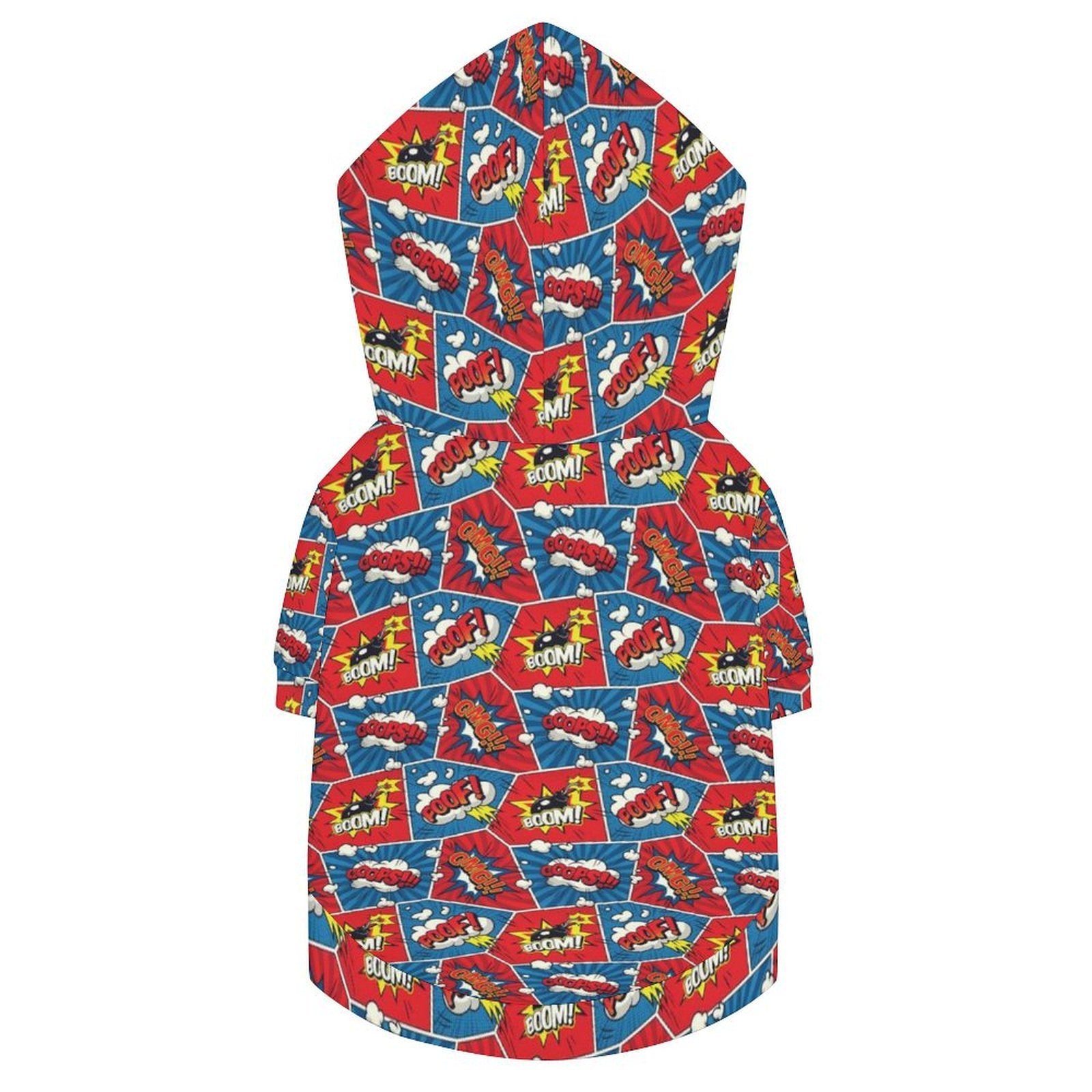 Comic Book Pet Hoodie (Large Size)
