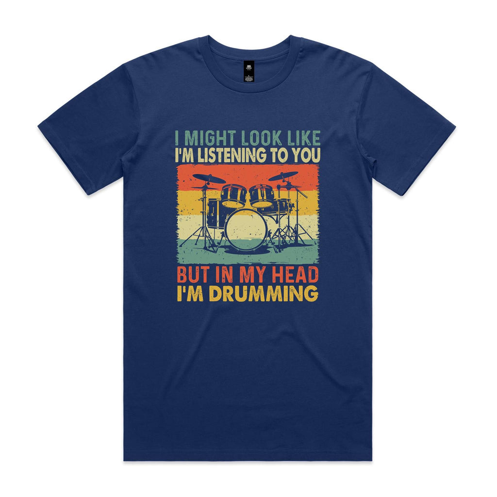 In My Head I'm Drumming - Mens T-shirt