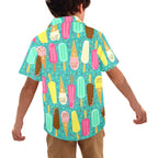 Ice Cream - Junior Kids Hawaiian Shirt
