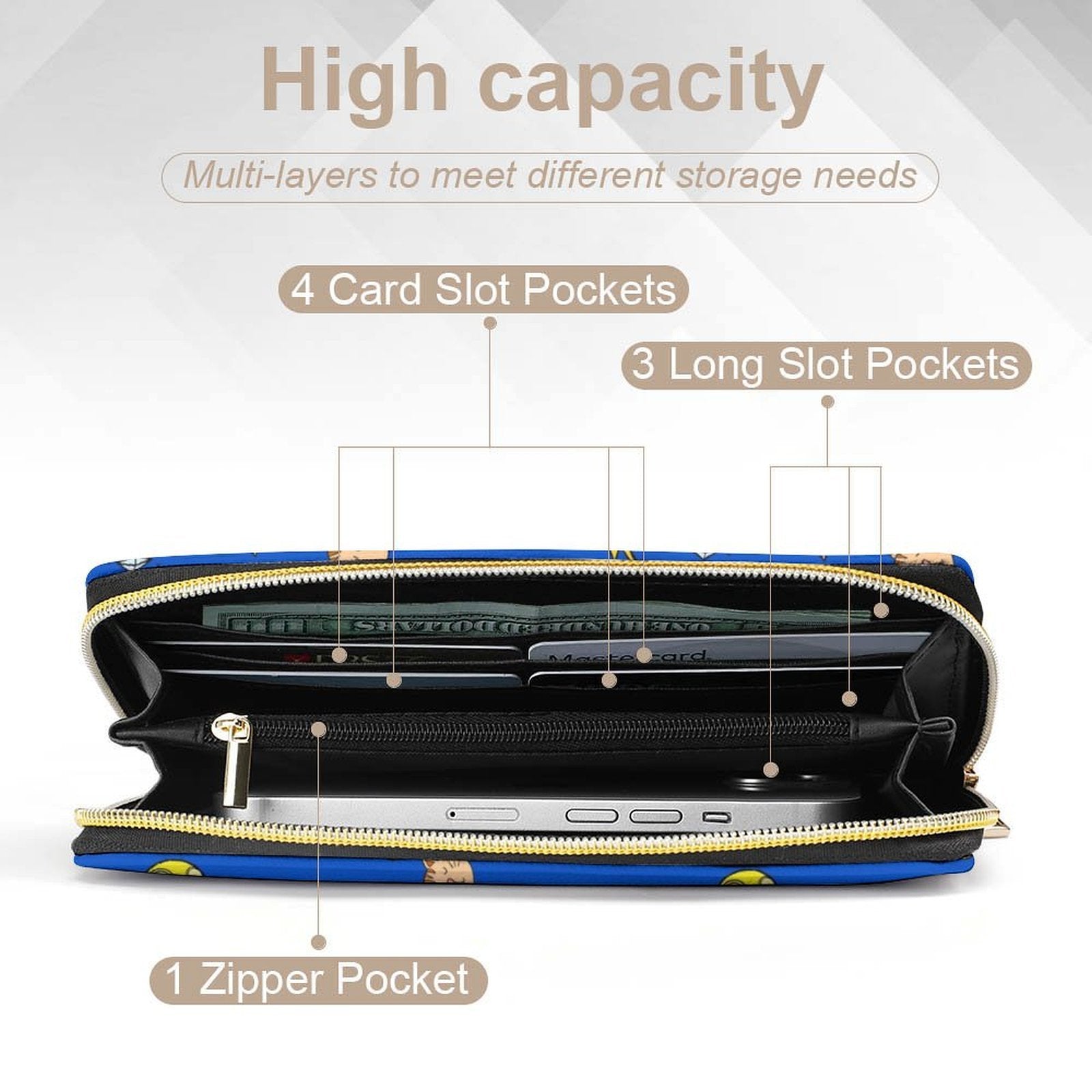 Cats In Space - PU Leather Wallet