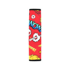 Comic Book Red Car Seat Belt Cover 7''x10'' (Pack of 2) Car Seat Belt Cover 7x10 (Pack of 2) comic Printed Offshore