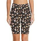 Magic Moth Women's Bike Shorts With Side Pockets Women's Bike Shorts animal Printed Offshore