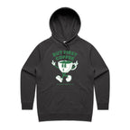 But First Coffee, The Coffee Addicts Club - Womens Hoodie Coal Womens Hoodie Coffee Printed In Australia