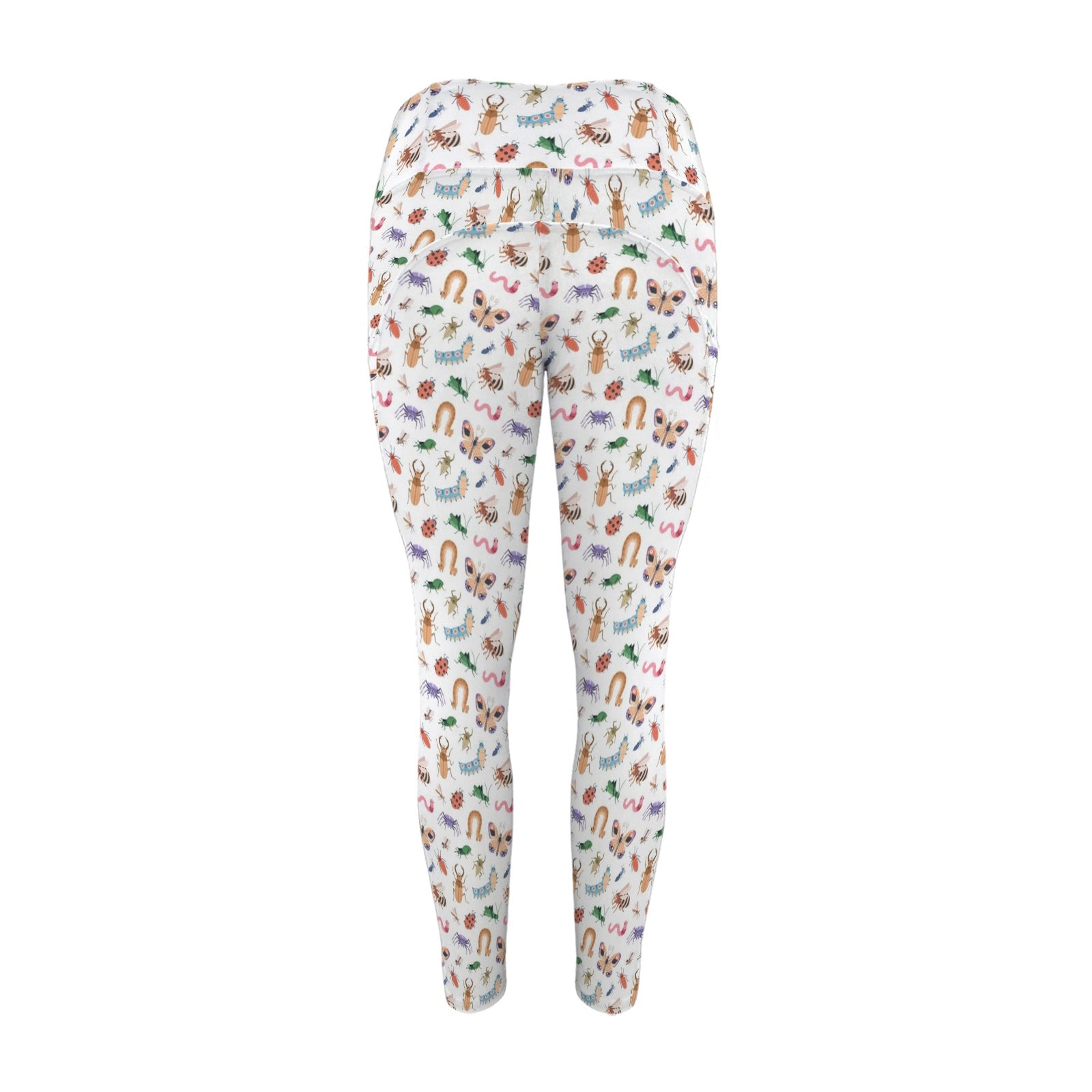 Cute Bugs Women's High Waist Pockets Yoga Leggings Women's High Waist Pockets Yoga Leggings animal Printed Offshore