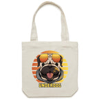 Underdog - Canvas Tote Bag Cream One Size Tote Bag Printed In Australia
