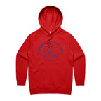 Bloomin' Marvellous - Womens Hoodie Red Womens 2XL Womens Hoodie Positivity Printed In Australia