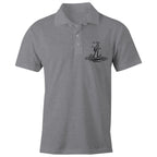 I'm Fine Drowning Thumbs Up AS Colour Chad Polo Shirt