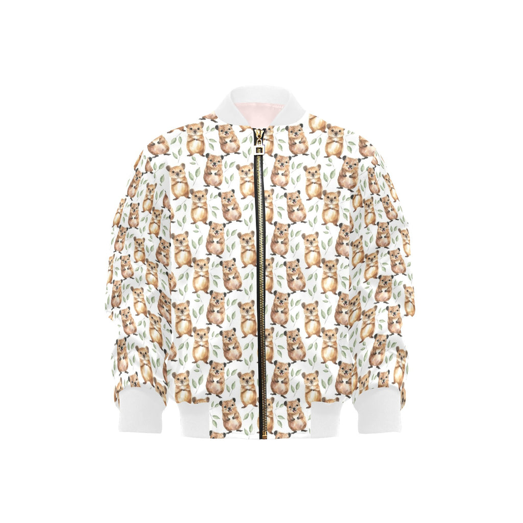 Quokkas Kids Bomber Jacket
