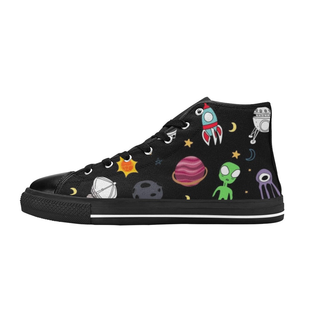 Kids Space - Kids High Top Canvas Shoes