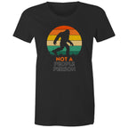 Not A People Person - Womens T-shirt Black Womens T-shirt Printed In Australia
