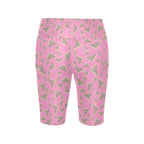 Fairy Bread Pink Women's Bike Shorts With Side Pockets Women's Bike Shorts Food Printed Offshore