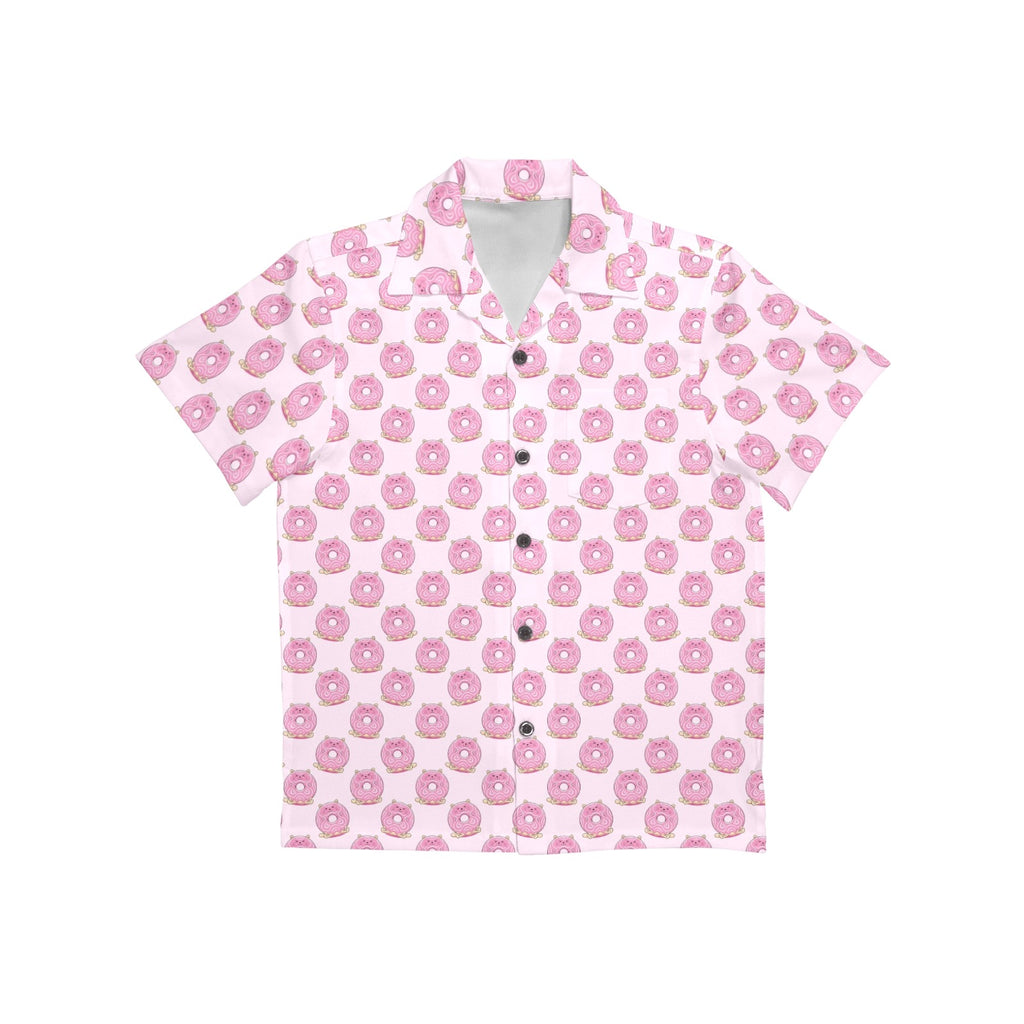 Cat Doughnuts Junior Kids Hawaiian Shirt