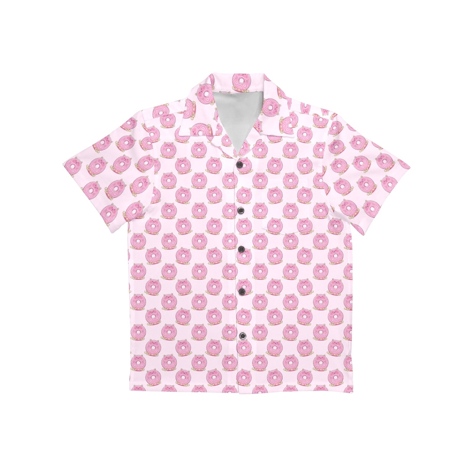 Cat Doughnuts Junior Kids Hawaiian Shirt