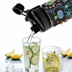 Science Time Blackboard - Insulated Water Bottle with Dual-Use Lid (18oz) Insulated Water Bottle with Dual-Use Lid (18oz) Printed Offshore Science