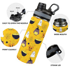 Halloween - Insulated Water Bottle with Dual-Use Lid (18oz) Insulated Water Bottle with Dual-Use Lid (18oz) Halloween Printed Offshore