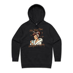 My Alone Time Is For Everyone's Safety Women's AS Colour Hoodie Black Womens Hoodie Printed In Australia