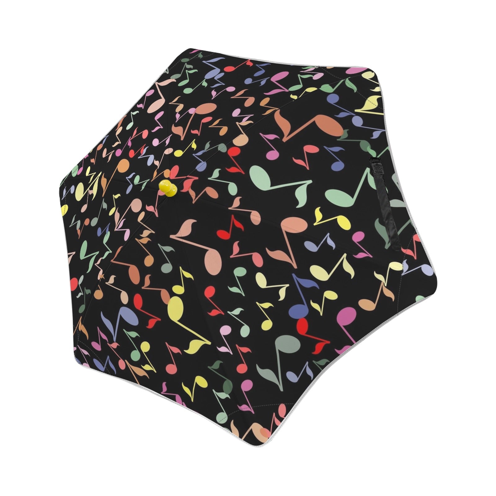 Quavers, Music Notes Kids Safe Round Corner Umbrella One Size Kids Safe Round Corner Umbrella Music Printed Offshore