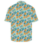 Pineapple Coconut Men's Crinkle Hawaiian Shirt