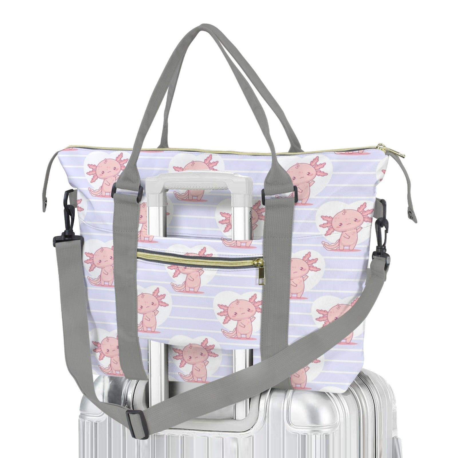 Axolotl Love Duffle Bag-Simple (Model 1715) One Size Duffle Bag-Simple (1715)